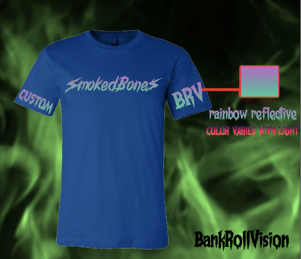 Smoked bones blue t-shirt